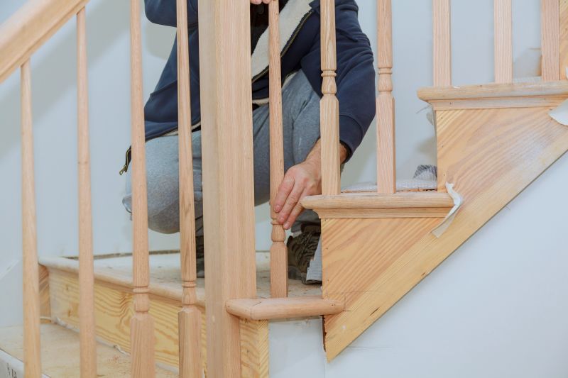 Stair Banister Installation in Wilmington, NC